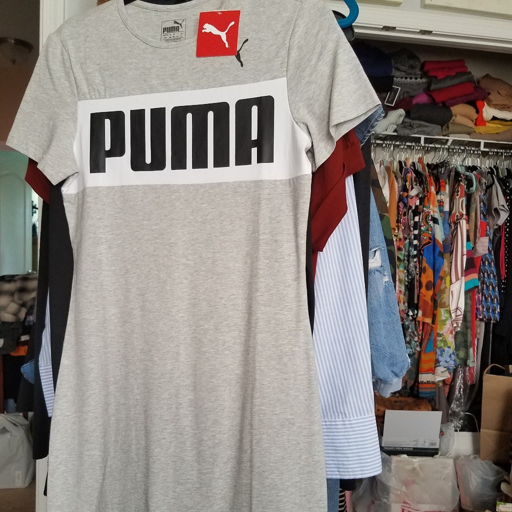 Brand New Puma heather grey dress.